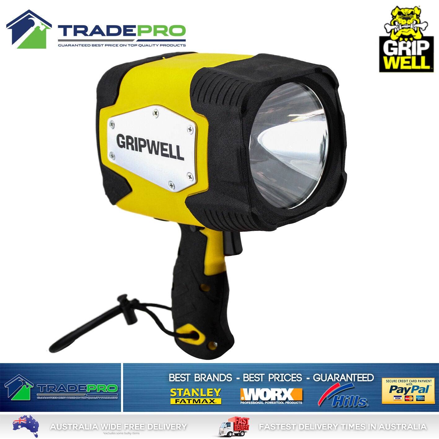 Spotlight Rechargeable LED 10W Cree 700Lumen Spot Light Ultra Bright Hand Torch