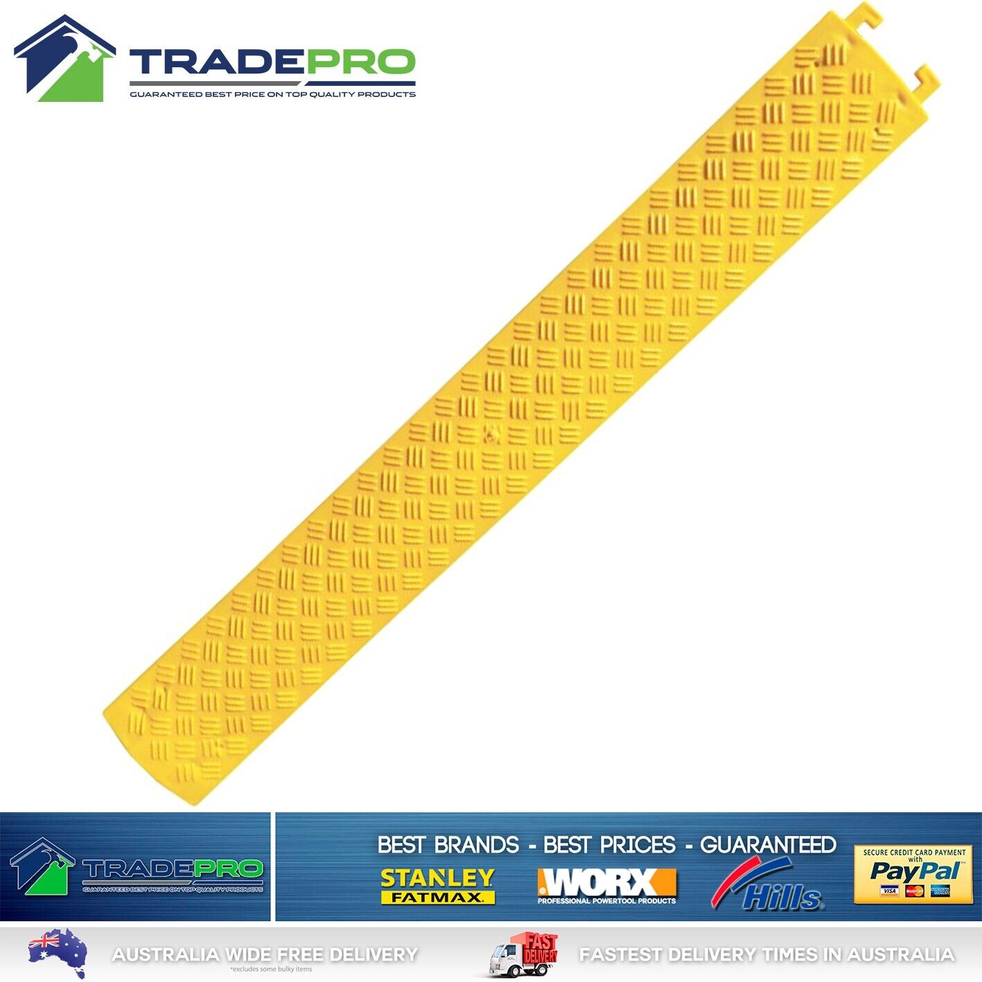 Cable Hose Electrical Wire Cord Cover 1m Floor Protector Ramp Safety Guard