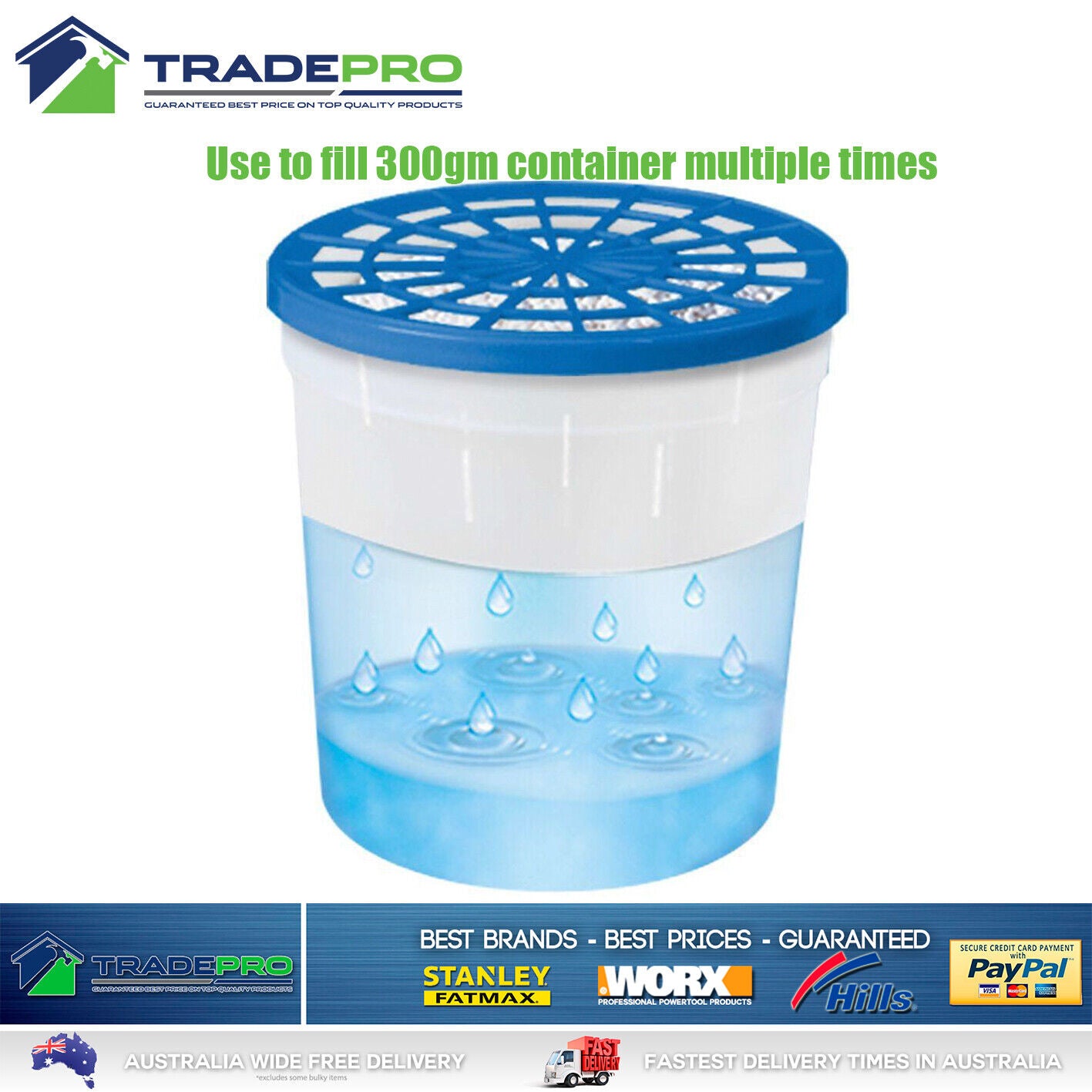 DampRid Refill Moisture Absorber 1.19kg Damp Rid NEW Model Mould Odour Killer