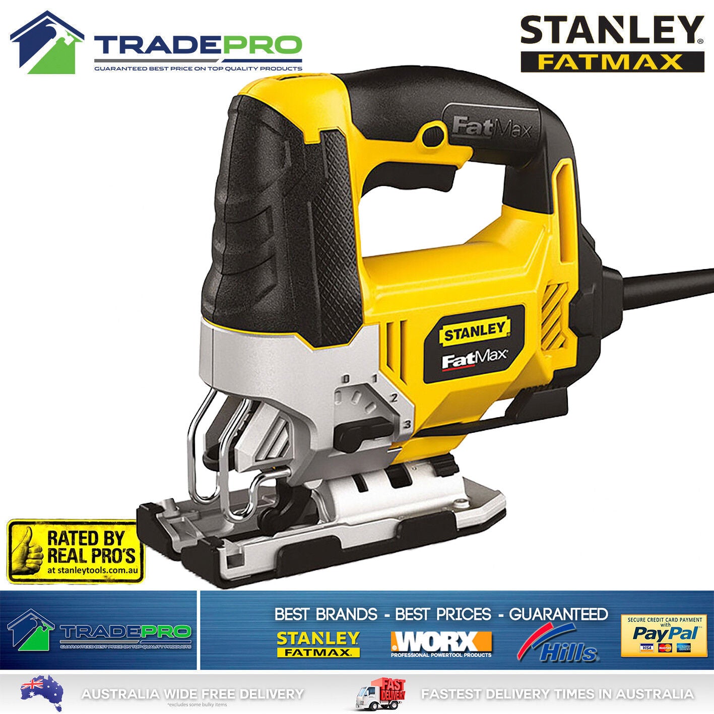 Stanley® Fatmax Electric 710W Jigsaw Genuine FME340K-XE Multi Blade with Case