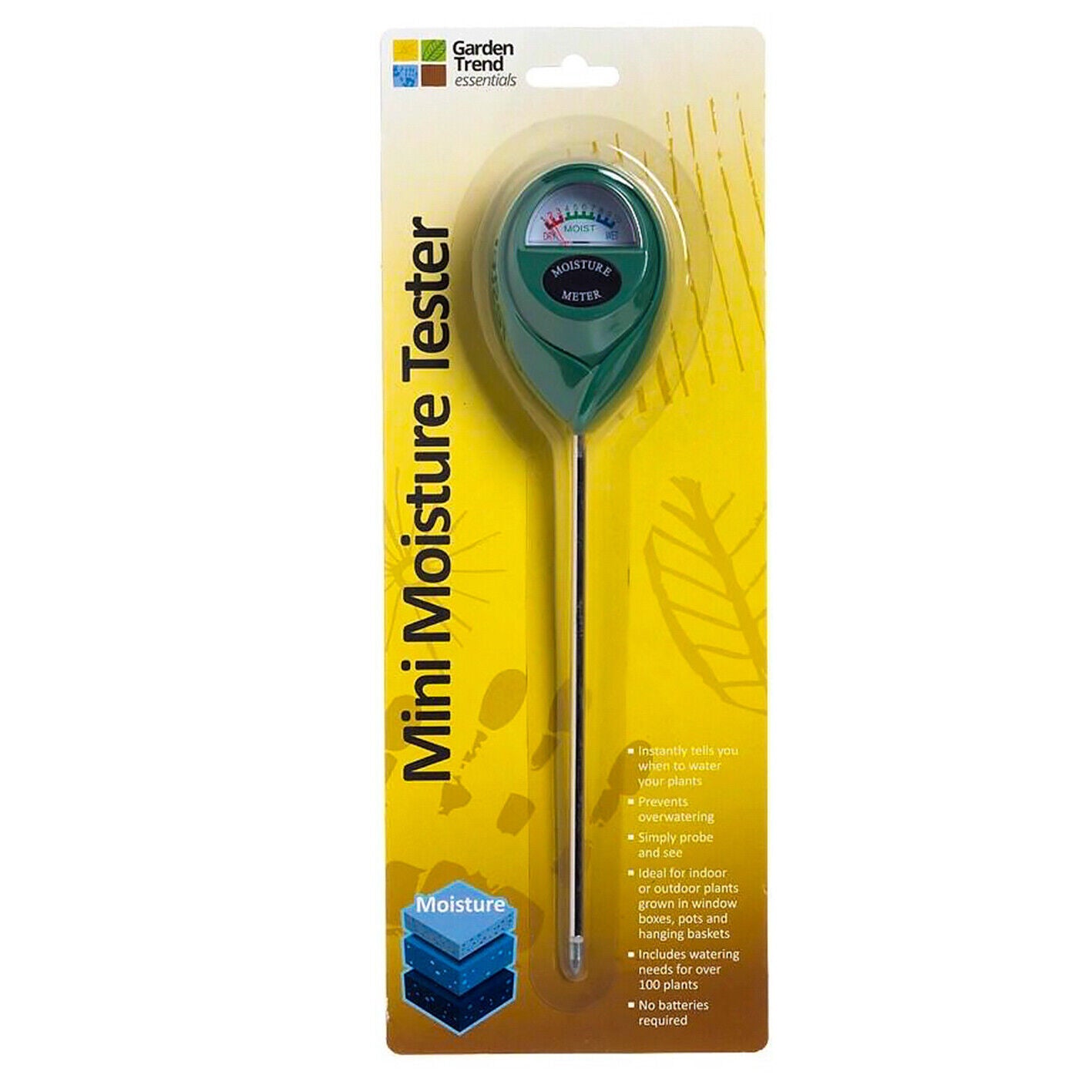 Soil Tester Moisture Meter Pro GardenTrend Quality Indoor and Outdoor Plant