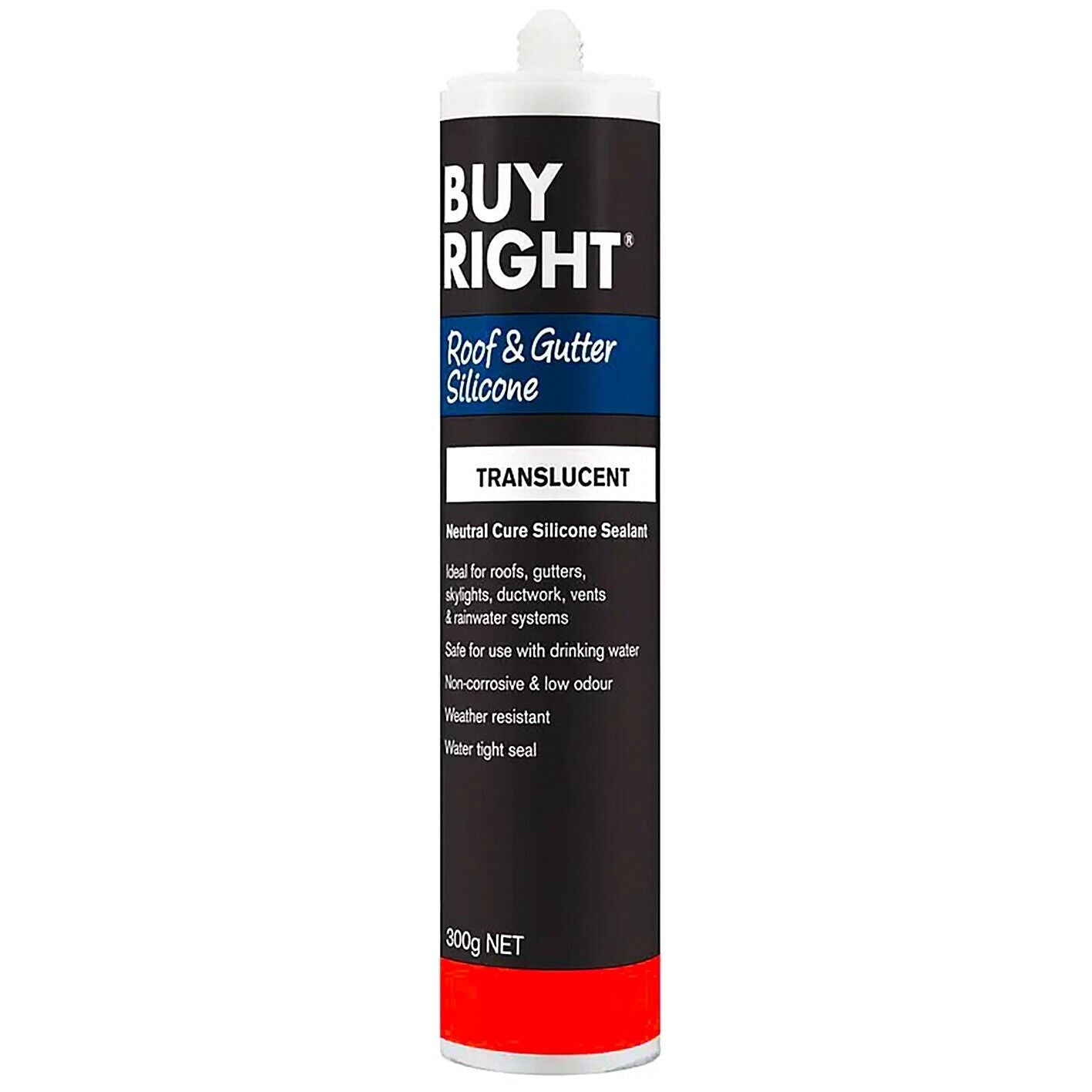 Roof & Gutter 300g Seal Silicone Transparent Clear Sealant Sealer PRO