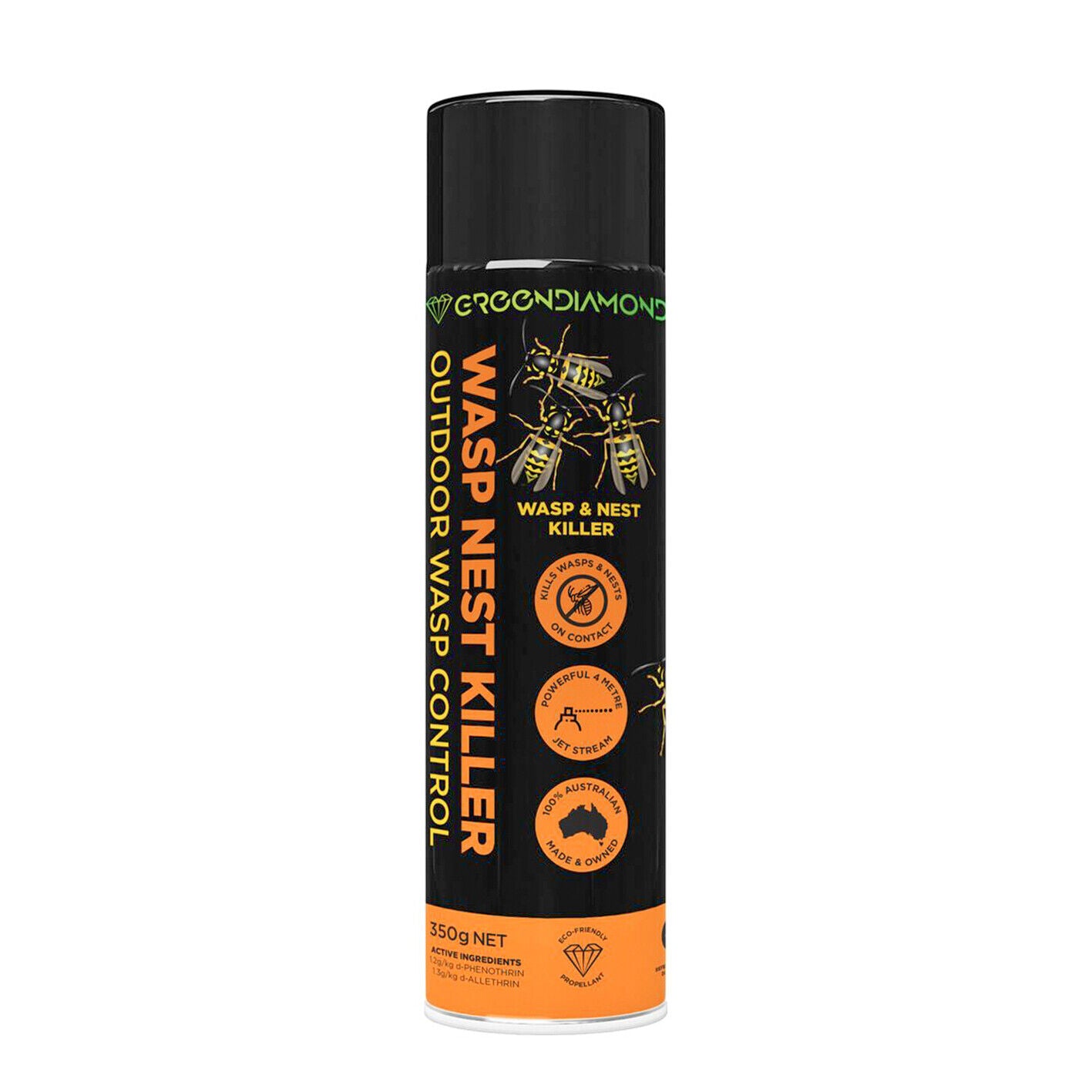 Wasp Killer Spray Original Best Instant NGA® FREEZE Hornet Wasp Nest Kill 350g