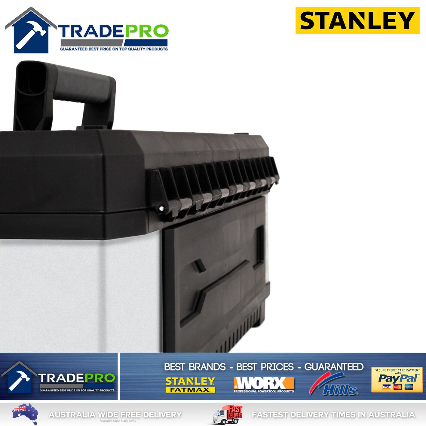 Stanley® FATMAX Tool Chest Box PRO Large 51cm Lockable Storage Toolbox 3377660