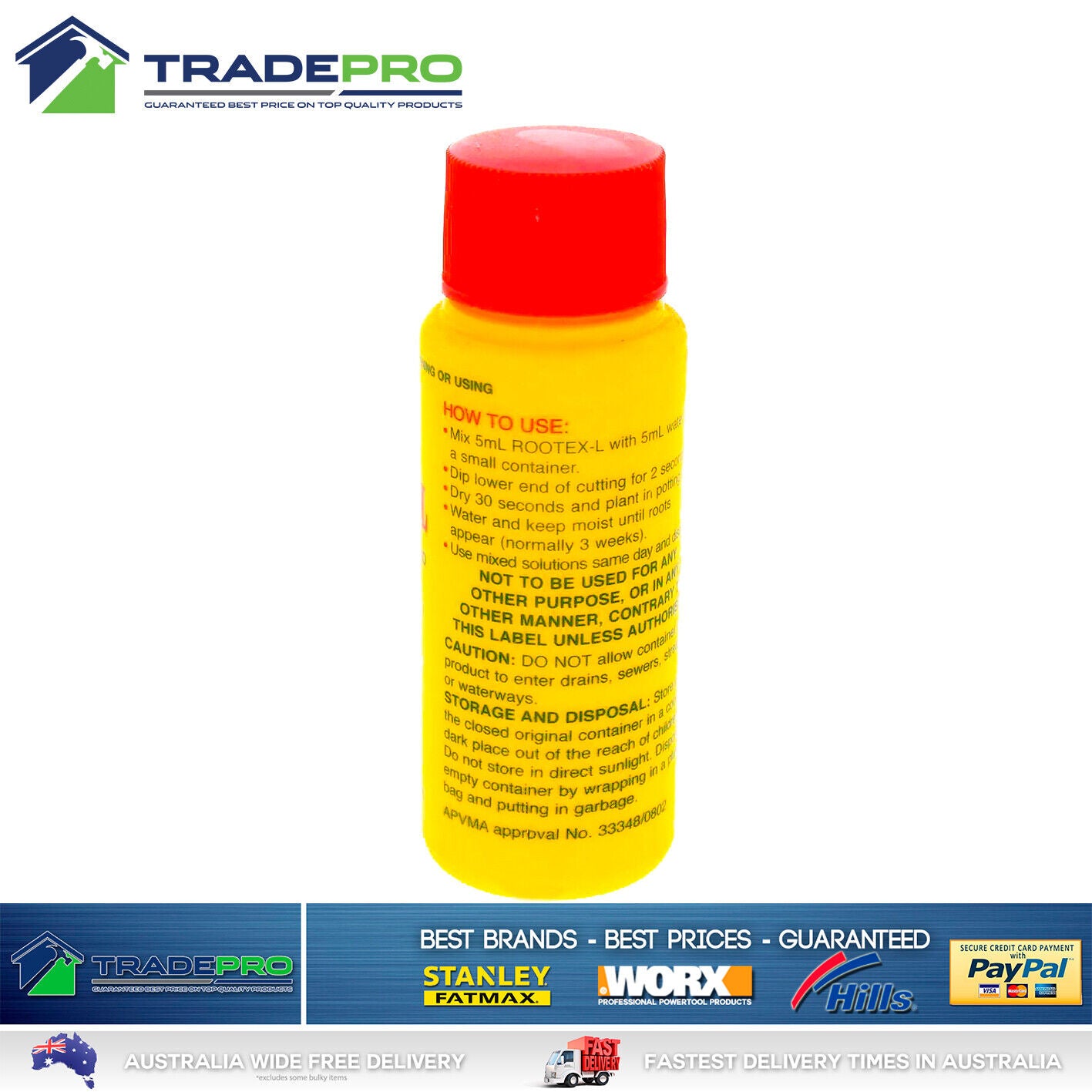 Rootex 100ml PRO Plant Cutting Cloning Liquid Hormone & Hydroponic Rooting Root