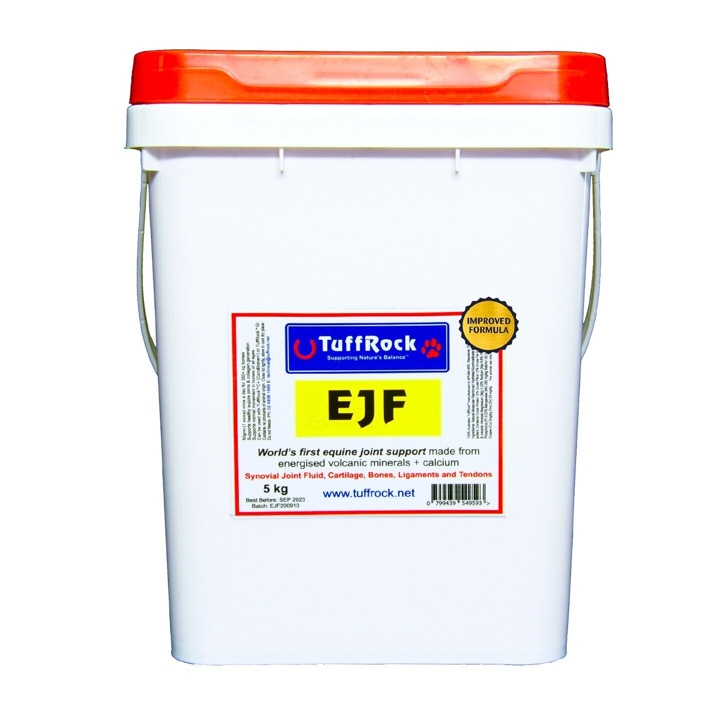 Tuffrock EJF 5kg Equine Horse Joint Support Formula Natural Feed Additive PRO
