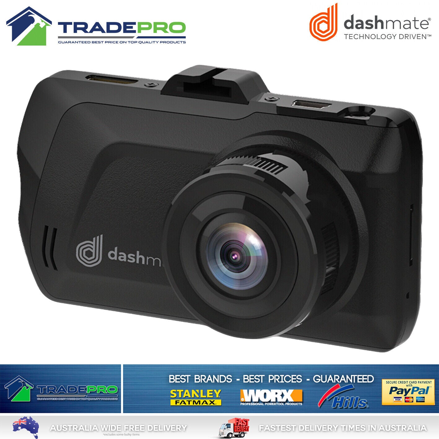 Dash Cam Car Camera Dashmate PRO 1080P HD LCD Video Recorder Motion Detection