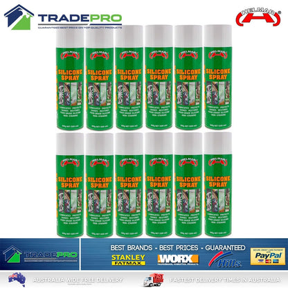 12x Silicone Spray Helmar 300 Lubricant Treadmill Marine Anti Squeak Lube Oil