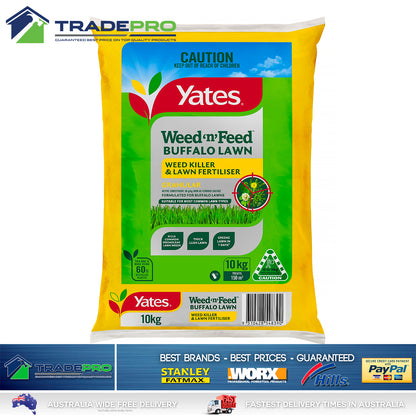 Yates PRO 10kg Buffalo Pro Weed 'n' Feed Granular Weed Killer and Fertilizer