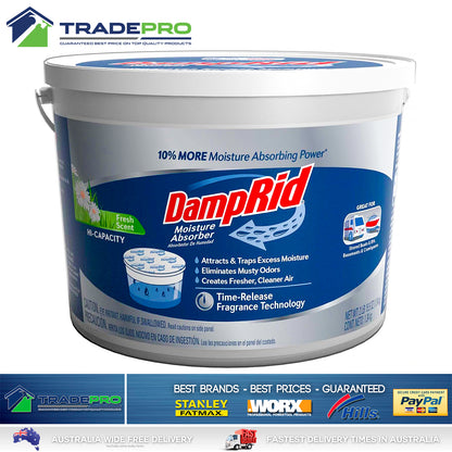 DampRid Moisture Absorber 1.34KG Hi-Capacity Damp Rid Mould Odour Kill PRO