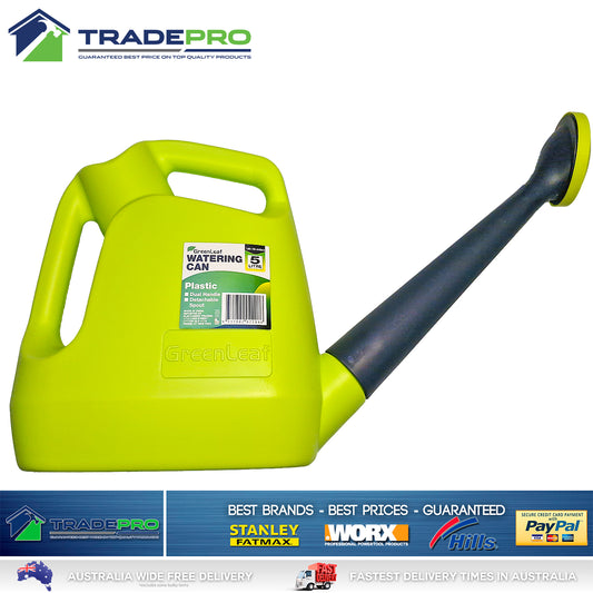 Watering Can 5L Large Premium UV Stabilized Plastic Flower Sprinkler 7007420