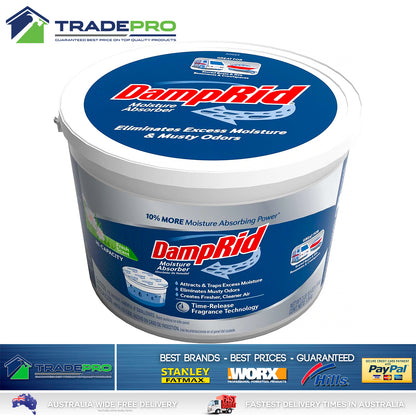 2x DampRid Moisture Absorber 1.34KG Hi-Capacity Damp Rid Mould Odour Kill PRO