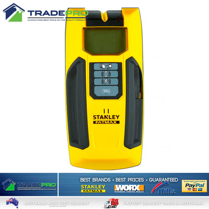 Stanley Stud Detector Sensor Finder FATMAX 300 AC Detection Metal Wood 7771280