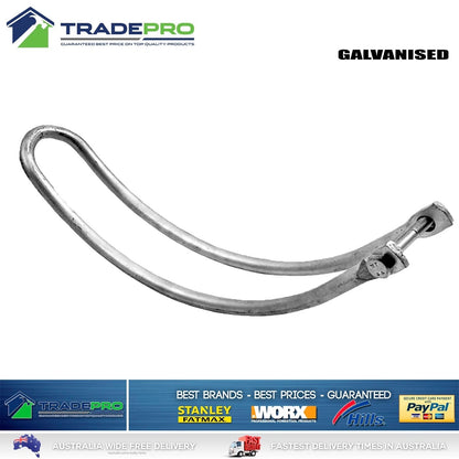 Farm Gate Double Bow Latch Kit Chain Wire Fence Hook Lock Wires Whites