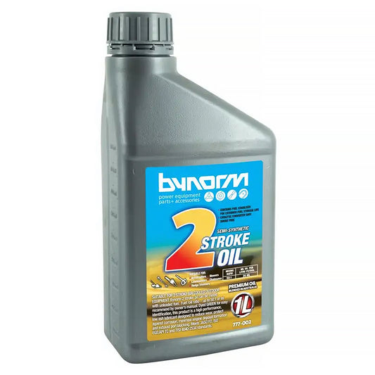 Lawnmower Oil 1Ltr 2 Stroke Bynorm Chainsaw Grass Trimmer Brush Cutter Mower