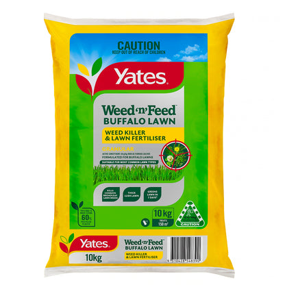 Yates PRO 10kg Buffalo Pro Weed 'n' Feed Granular Weed Killer and Fertilizer