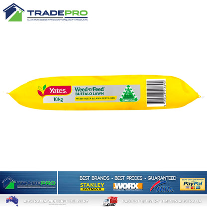 Yates PRO 10kg Buffalo Pro Weed 'n' Feed Granular Weed Killer and Fertilizer