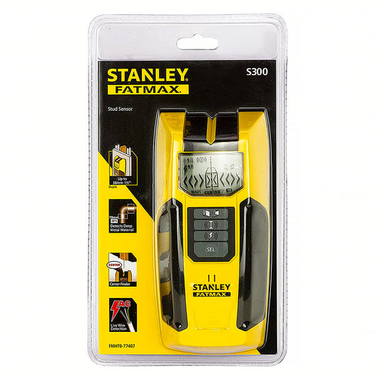 Stanley Stud Detector Sensor Finder FATMAX 300 AC Detection Metal Wood 7771280