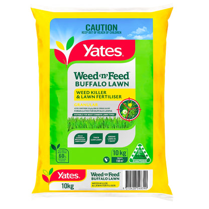 Yates PRO 10kg Buffalo Pro Weed 'n' Feed Granular Weed Killer and Fertilizer