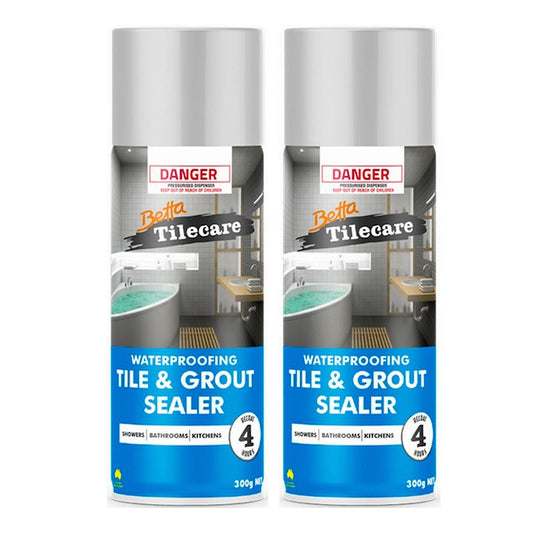 2x Tile & Grout Spray Sealer Sealant 300g Bondall Water Resist Seal Protect