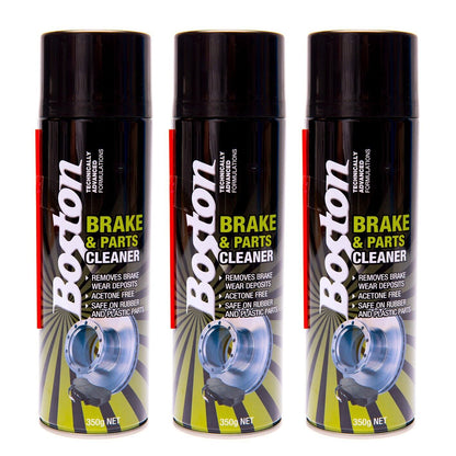 3x Brake and Parts Cleaner Aerosol Spray Can PRO H/Duty Fast Clean 350g