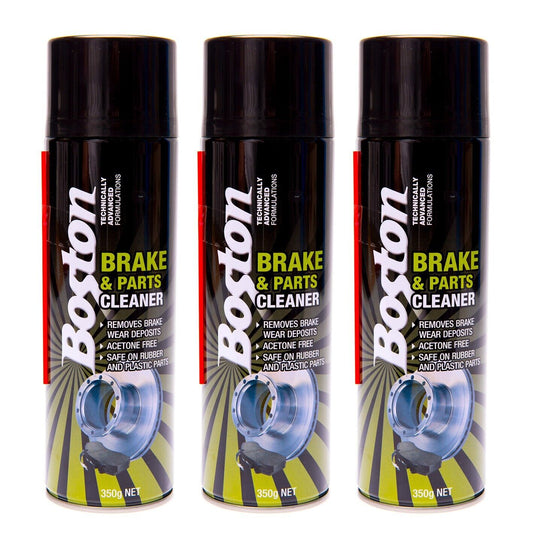 3x Brake and Parts Cleaner Aerosol Spray Can PRO H/Duty Fast Clean 350g