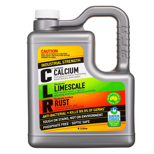 CLR Multipurpose 4L Cleaner Calcium, Lime, Rust, Stain Remover Clean Safe Bath
