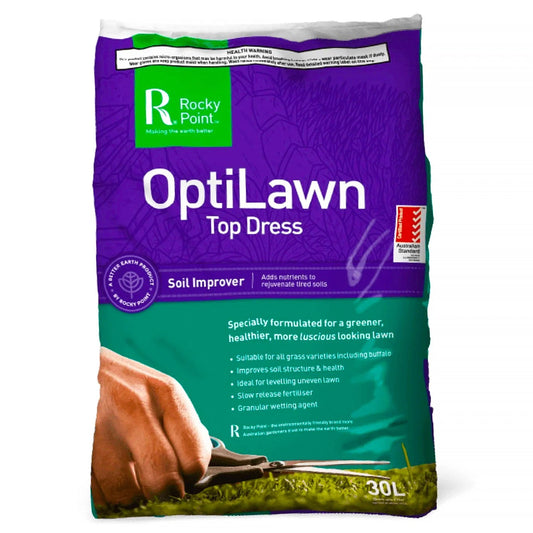 Potting Mix 30L OptiLawn Top dress Soil Dressing Organic Plants Pot Tub Garden