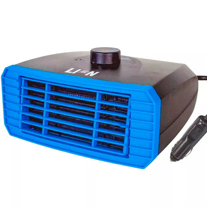 Lion 12v Portable Car Vehicle Heater & Fan Ceramic DC Car Boat 4WD Caravan Heat