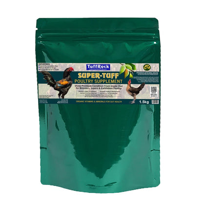 TuffRock Poultry Chicken 1.5kg SUPERTUFF Vitamin Feed Additive Supplement Kakadu