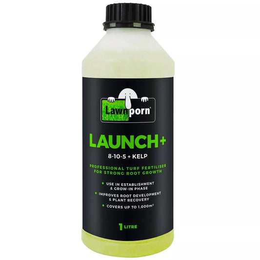 Lawnporn Launch Fertiliser 1L Concentrate Kelp Turf Garden Growth Root Enhancer
