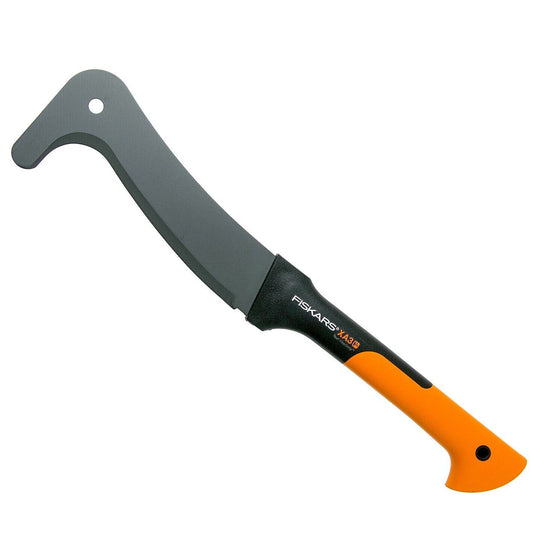 Fiskars Brush Hook 505mm 450g Wood Xpert XA3 Axe Garden Scrub Chop Cut PRO