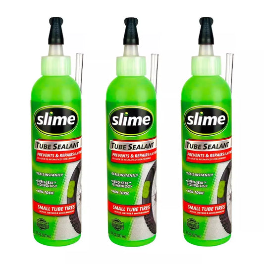 3x SLIME Bike Tube PRO Sealant Tyre Tire Puncture Repair Solution 237ml Sealer