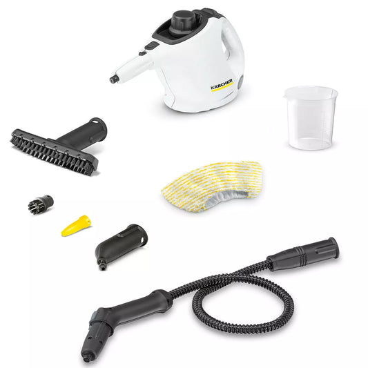 Karcher Steam PRO SC1 Cleaner Premium 1200 Watt Kit All Surface Set Window Tile