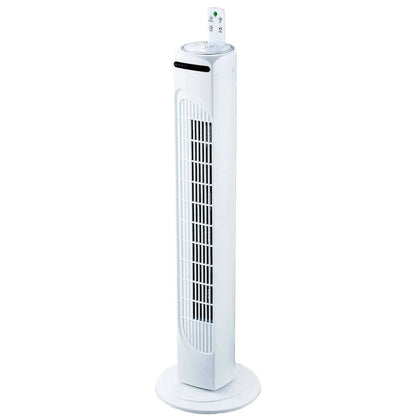 Fan Tower Electric 83.5cm Rok 3 Speed Oscillation Timer Remote Control Cooler