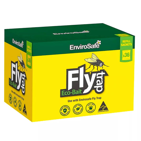 Envirosafe® Fly Attractant Refill Sachets 36 Pack for Fly Bait & Wasp Trap