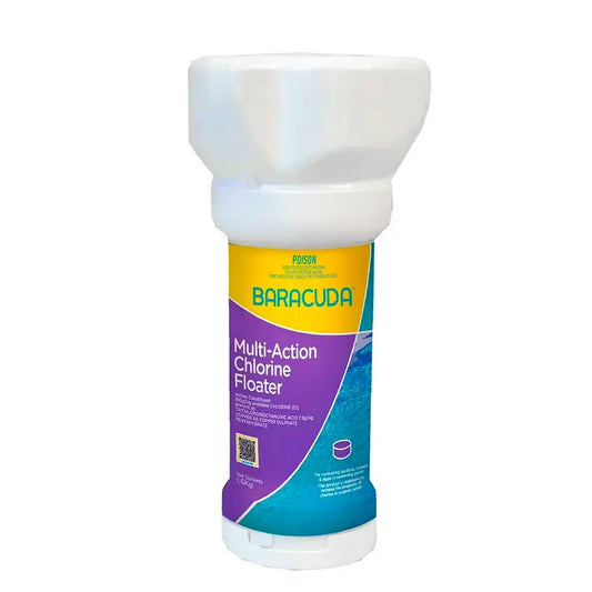 Pool Tablets & Floater PRO Monthly Chlorine 1.6kg Baracuda Multi Action Water