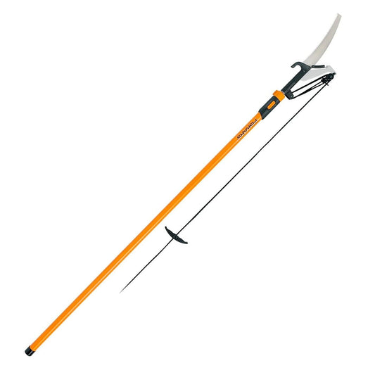 Fiskars Telescopic 3.5m 12ft Long Reach Pole Saw Tree Trimmer Pruner Cutter PRO