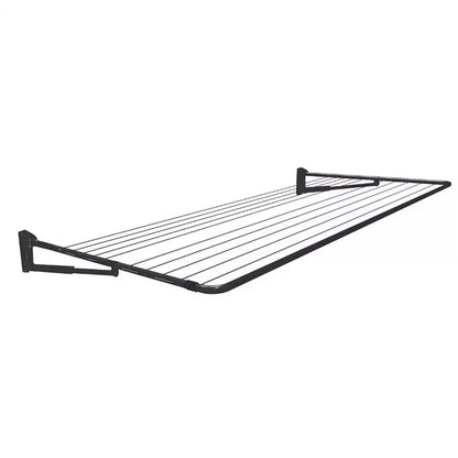 Single Folding Frame Clothesline Quick Lock Anthracite Black Fold Down Everyday