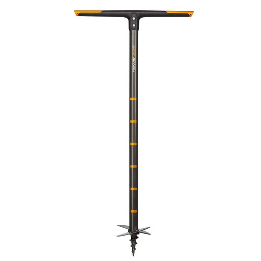 Fiskars Garden Hole Digger 150mm Spiral Plant Auger Earth Planter Quick Drill