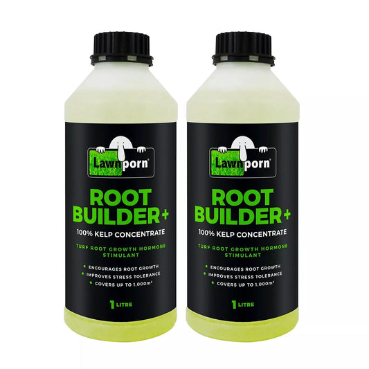 2x Lawnporn Root Builder+ 1L PRO Concentrate Lawn Turf Garden Grow Root Enhancer