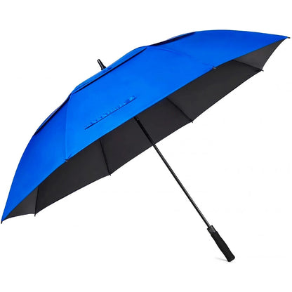 Umbrella Large Windproof Vented Full Size 137cm Storm Waterproof Golf UV Blue