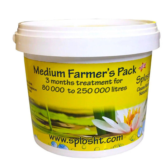 Splosht PRO Natural Water Cleaner 250000L Algae Clear Aquarium Farmers Dam Pack