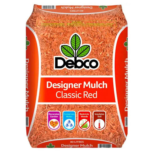 Garden Mulch Landscaping Bark 40L Large Bag Red Designer Debco Water Saving