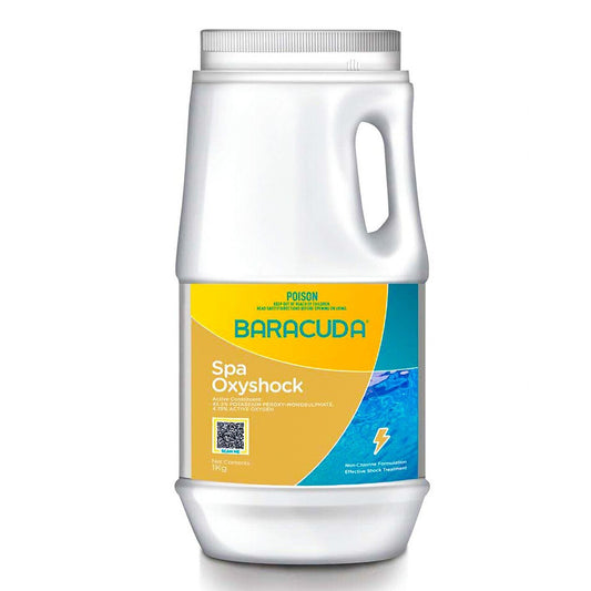 Spa Oxyshock Baracuda PRO 1Kg Chlorine Free Sanitizer Water Pool Cleaner