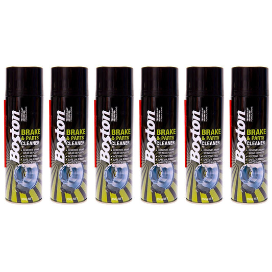 6x Brake and Parts Cleaner Aerosol Spray Can PRO H/Duty Fast Clean 350g