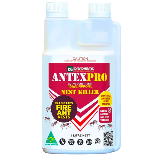 Ant Nest Killer Spray 1L Antex PRO Fipronil 100g/L Fire Pest Genuine David Grays