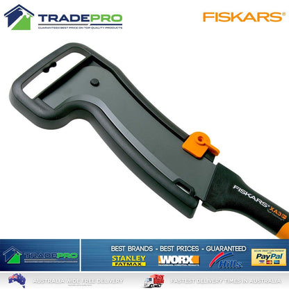 Fiskars Brush Hook 505mm 450g Wood Xpert XA3 Axe Garden Scrub Chop Cut PRO