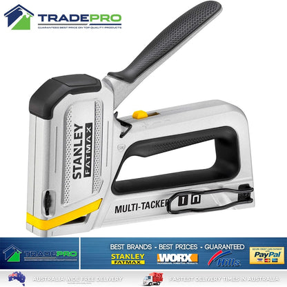 Staple Gun Brad Nailer Stanley Heavy Duty 2in1 FatMax Stapler Sharpshooter PRO