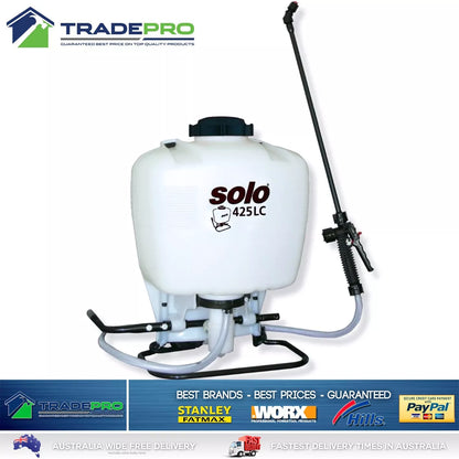 Garden Sprayer Solo PRO 15Ltr Backpack Adjustable Piston Pump & Lance 425LC
